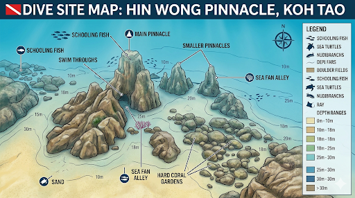 hin wong pinnacle dive site